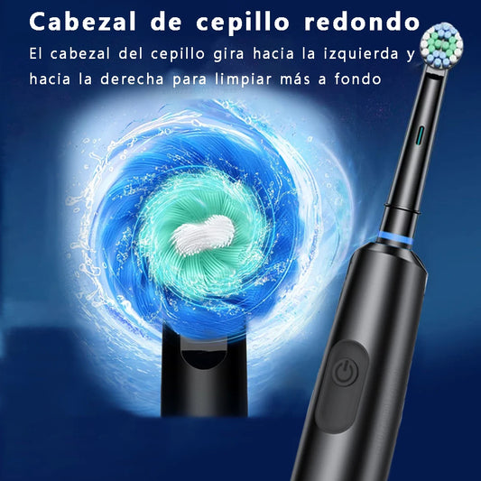Cepillo de dientes eléctrico recargable de 4 cabezales