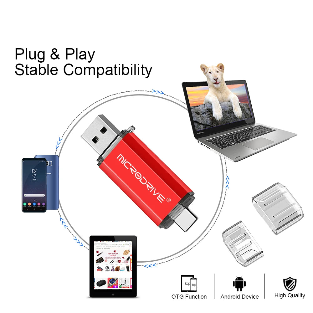 Unidad Flash USB tipo C OTG, pasa fotos directo USB-SMARTPHONE