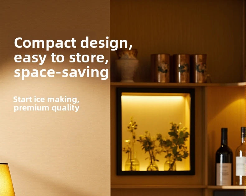 Máquina compacta para Hacer Hielo / portátil