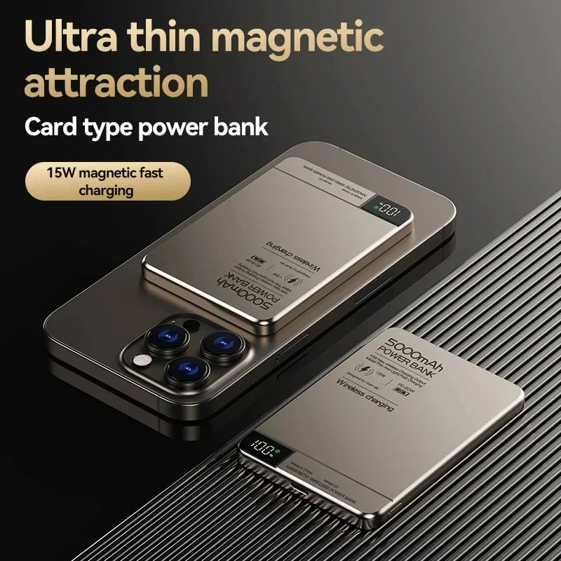 Xiaomi-Banco de energía magnético Ultra inalámbrico portátil