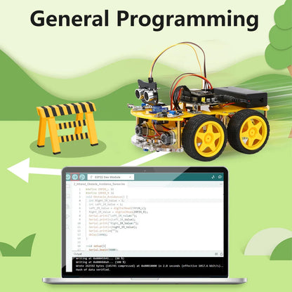 Kit de coche Robot inteligente ESP32 para proyecto de programación Arduino