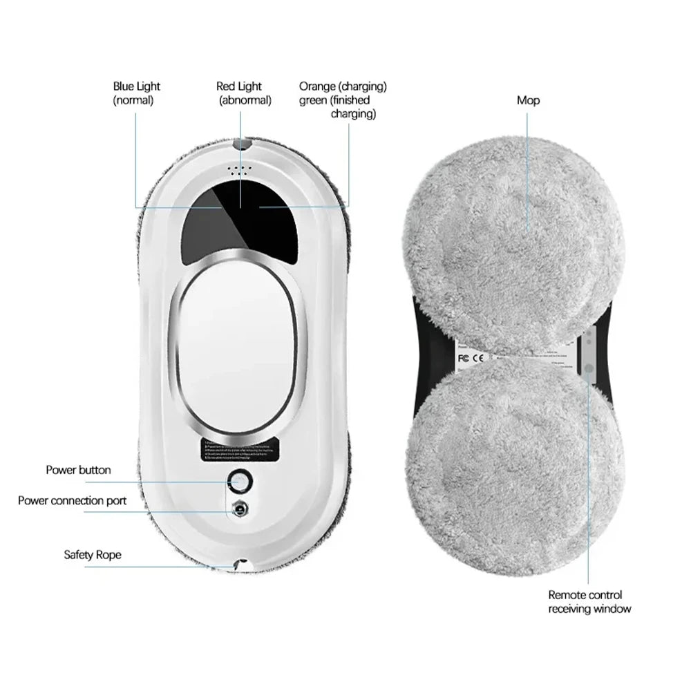 Robot limpiacristales eléctrico / Electric Window Cleaning Robot