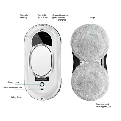 Robot limpiacristales eléctrico / Electric Window Cleaning Robot