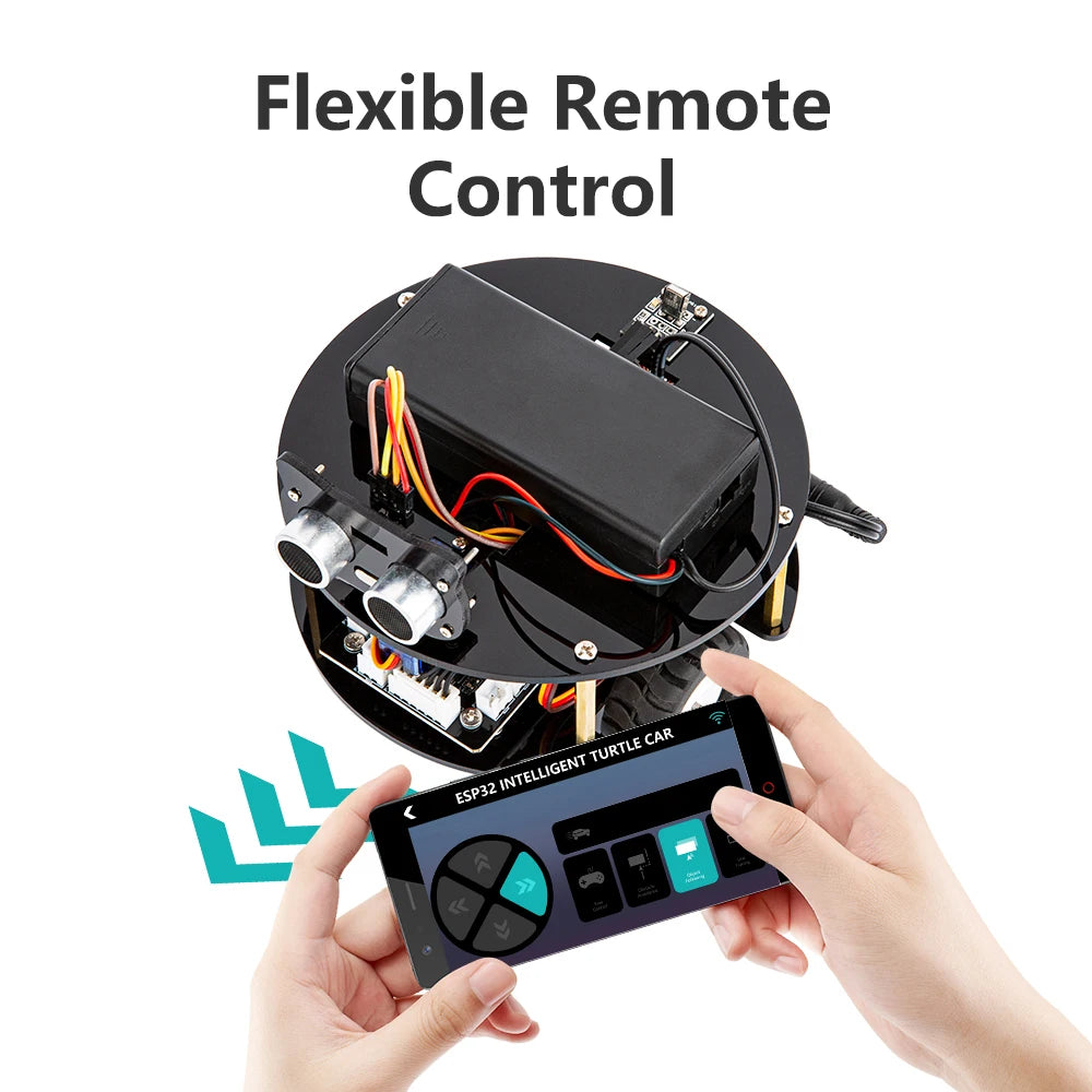 Kit de coche Robot inteligente ESP32 para proyecto de programación Arduino
