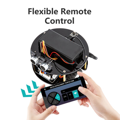 Kit de coche Robot inteligente ESP32 para proyecto de programación Arduino