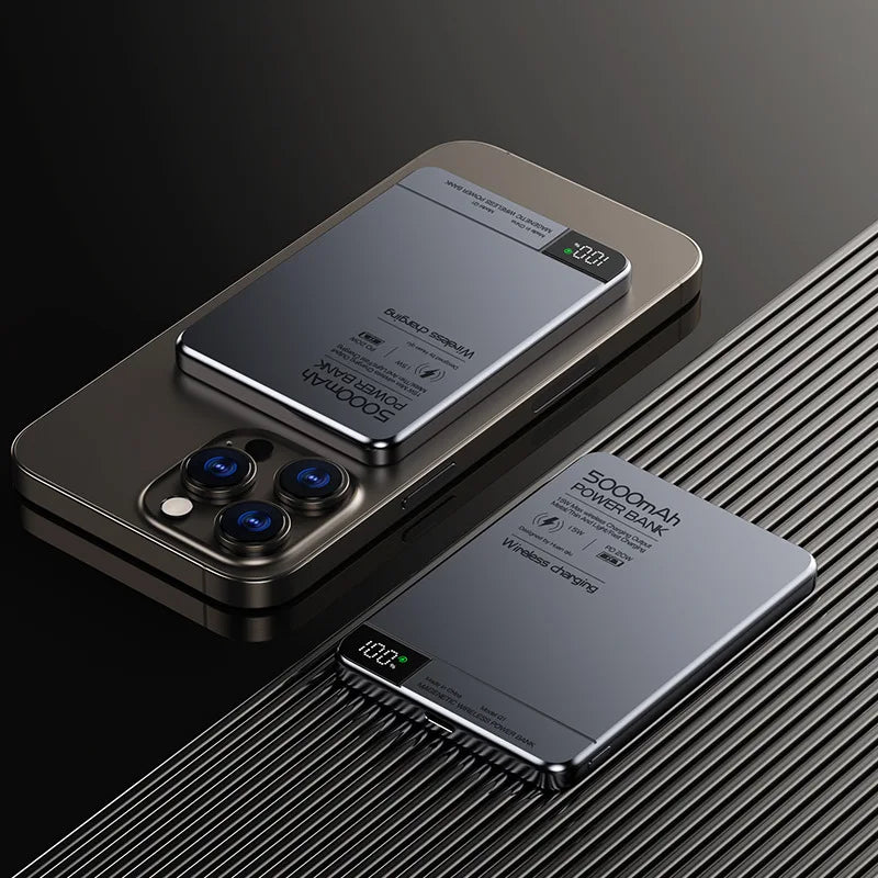 Xiaomi-Banco de energía magnético Ultra inalámbrico portátil