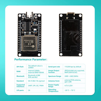 Kit de coche Robot inteligente ESP32 para proyecto de programación Arduino