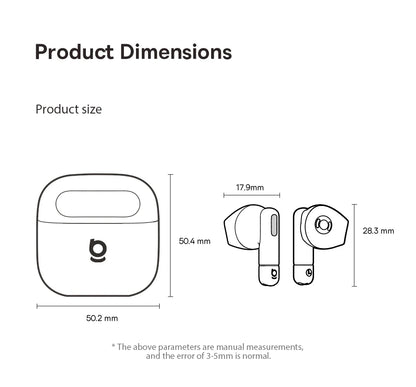 Audífonos Baseus Bass BS2 Lite TWS — Bluetooth 6.0, IP55, 40H, ENC IA