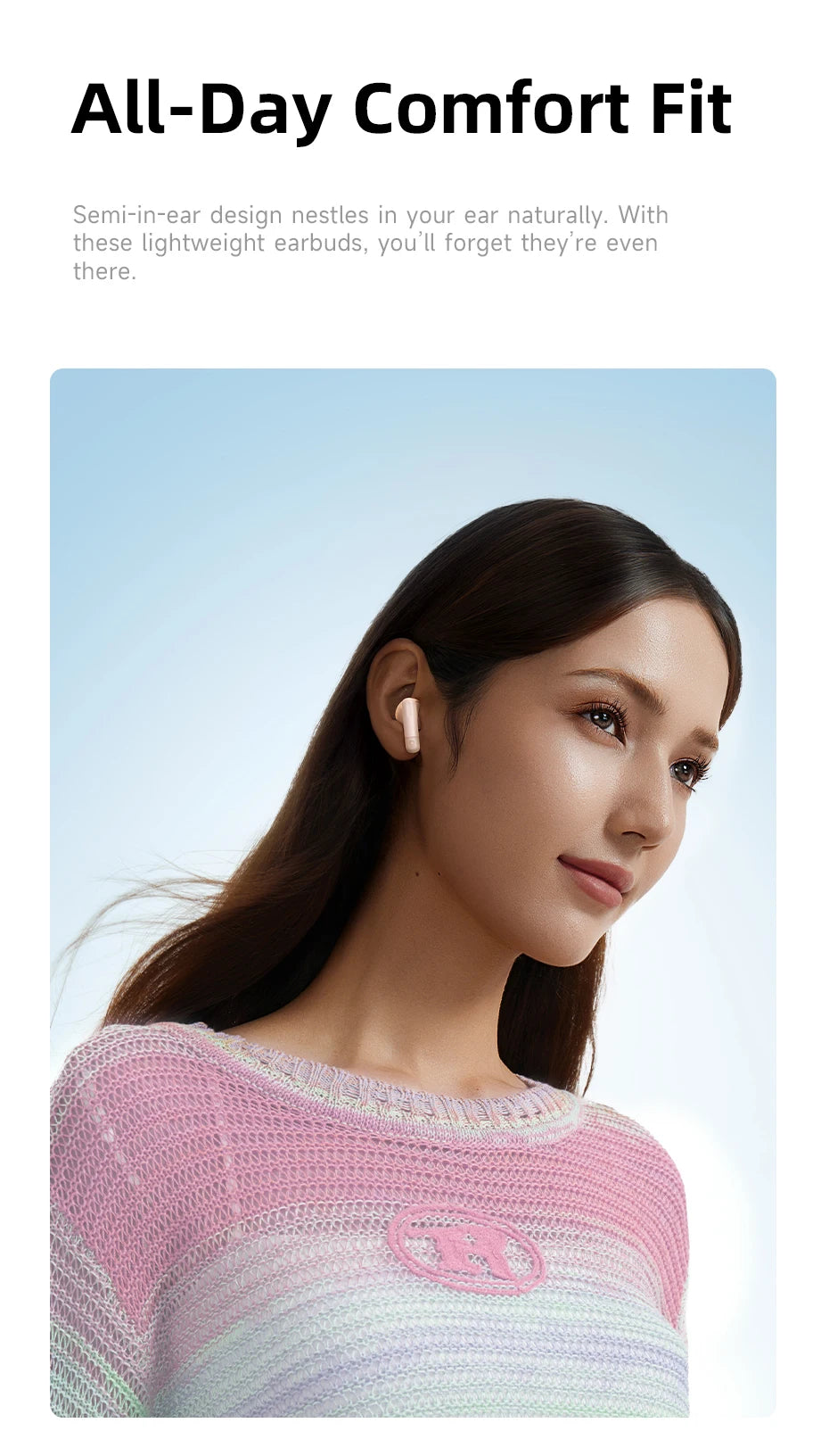 Audífonos Baseus Bass BS2 Lite TWS — Bluetooth 6.0, IP55, 40H, ENC IA