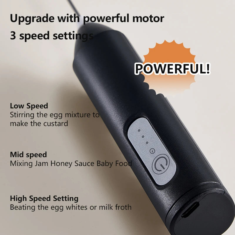 Espumador de leche eléctrico recargable - NO gastes en pilas mejor usa esta versión recargable por USB