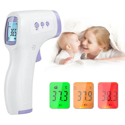 Termómetro Infrarrojo Digital Fireurus – Sin Contacto, Pantalla LED, Para Bebés y Adultos