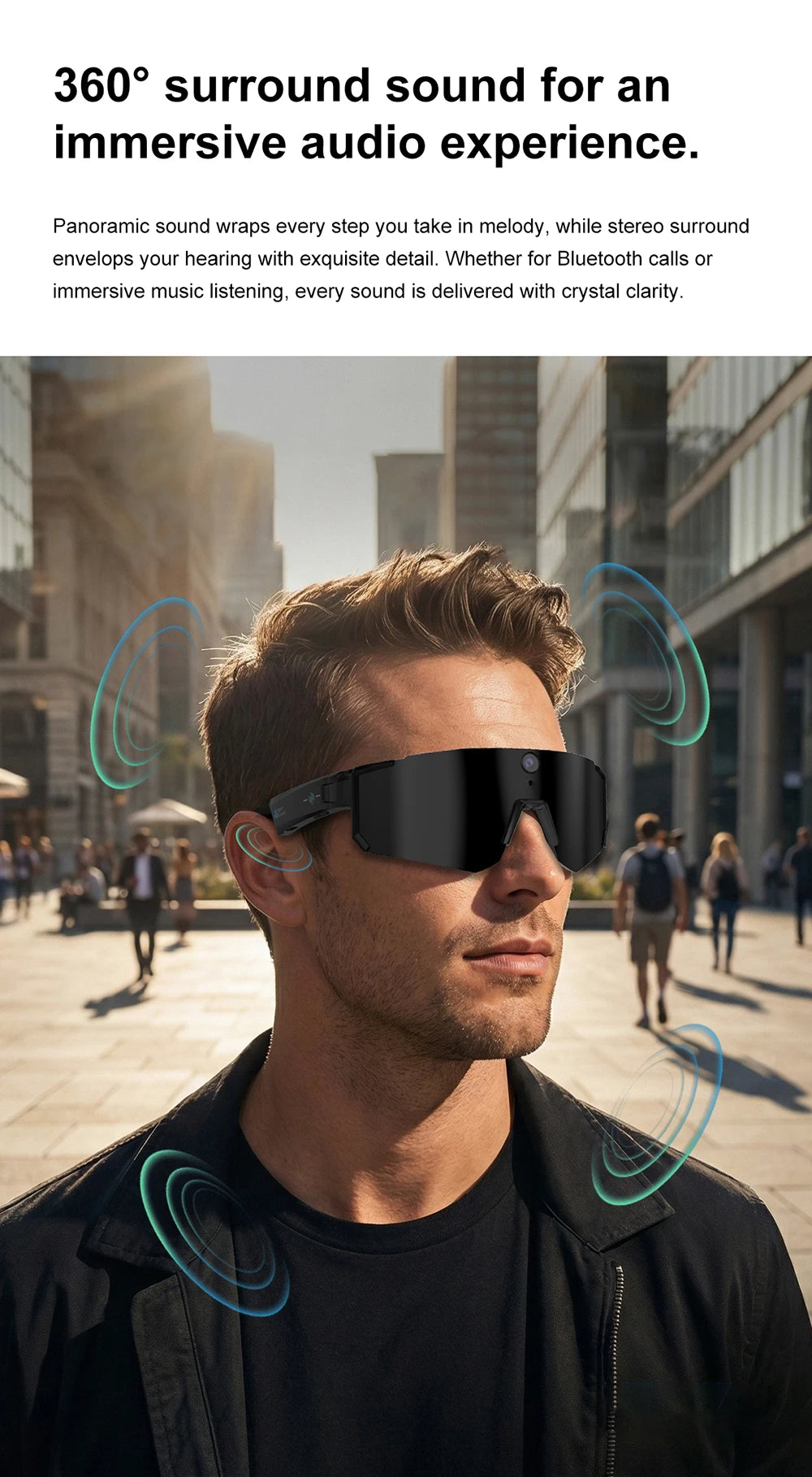 Xiaomi AI Smart Glasses ChatGPT 1080P Camera 8MP Anti-shake Cycling Video&Photo Sport Sunglasses DualMic 32GB Windproof Goggles