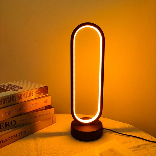 Lámpara LED de Noche con Atenuación 3 Colores – Luz de Escritorio para Recámara y Sala