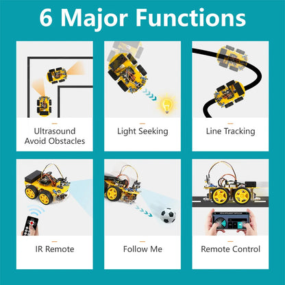 Kit de coche Robot inteligente ESP32 para proyecto de programación Arduino