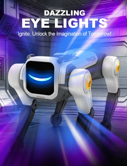 Perro Robot RC Inteligente — Comandos de Voz, Baile, Programable, 50m Control