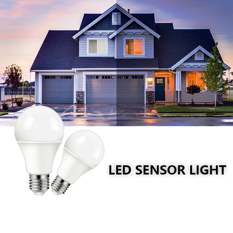 Foco LED con Sensor lámpara inteligente encendido automático / LED Sensor Bulb Smart Lamp Auto On-Off