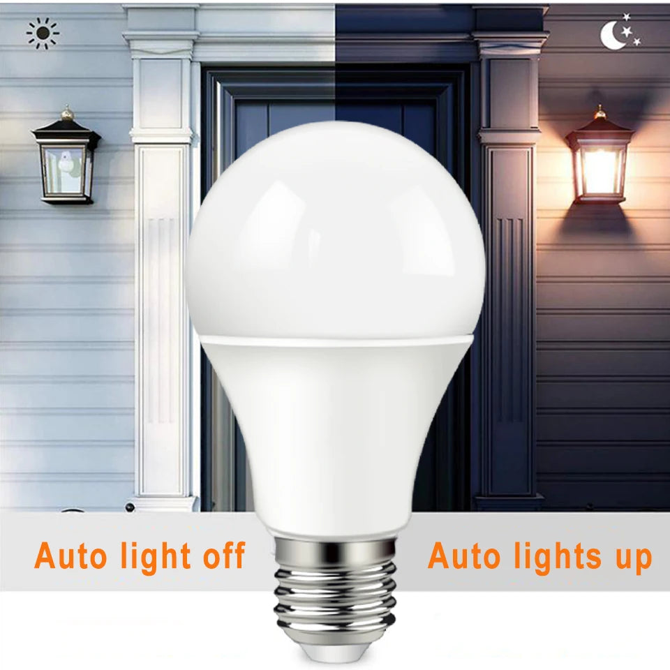 Foco LED con Sensor lámpara inteligente encendido automático / LED Sensor Bulb Smart Lamp Auto On-Off
