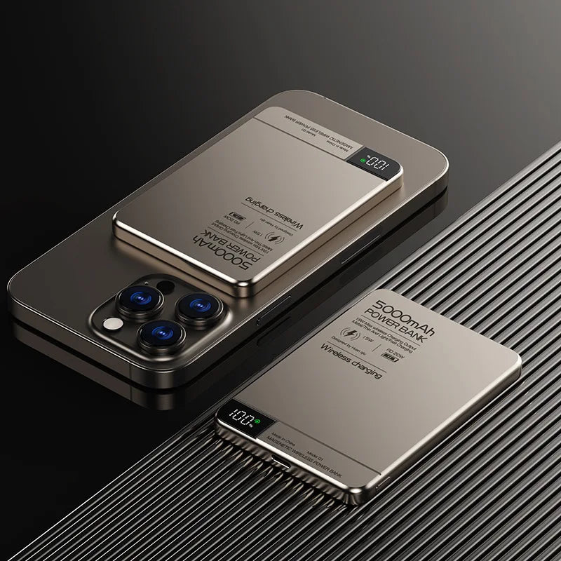 Xiaomi-Banco de energía magnético Ultra inalámbrico portátil