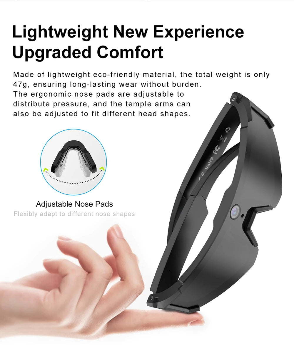 Xiaomi AI Smart Glasses ChatGPT 1080P Camera 8MP Anti-shake Cycling Video&Photo Sport Sunglasses DualMic 32GB Windproof Goggles