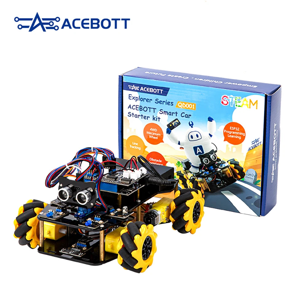 Kit de coche Robot inteligente ESP32 para proyecto de programación Arduino