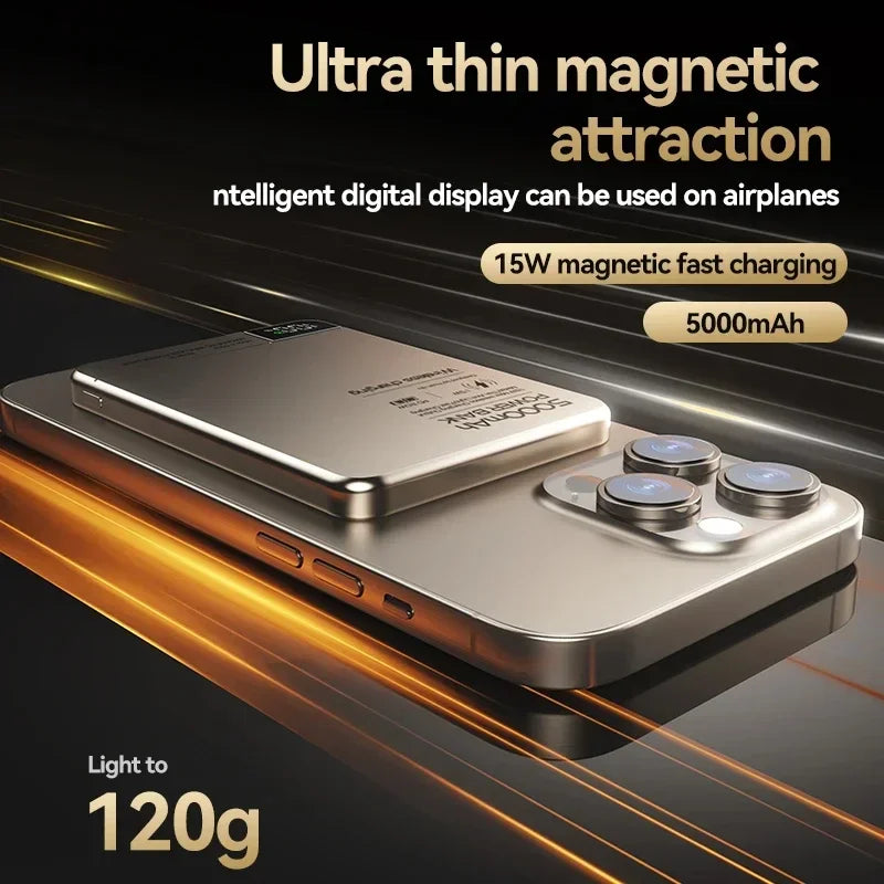 Xiaomi-Banco de energía magnético Ultra inalámbrico portátil