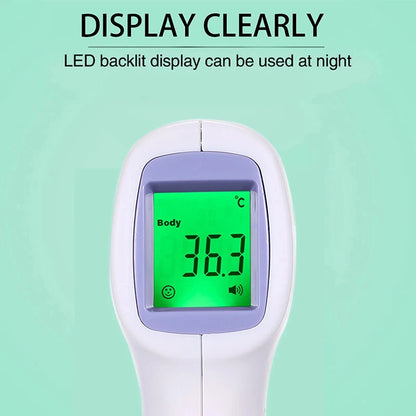 Termómetro Infrarrojo Digital Fireurus – Sin Contacto, Pantalla LED, Para Bebés y Adultos