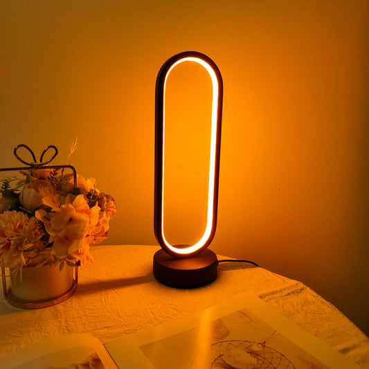 Lámpara LED de Noche con Atenuación 3 Colores – Luz de Escritorio para Recámara y Sala