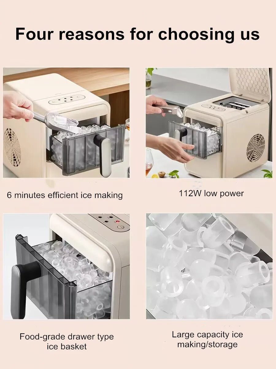 Máquina compacta para Hacer Hielo / portátil