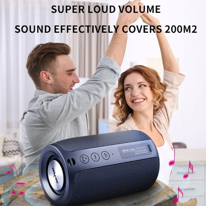 Bocina Bluetooth Portátil ZEALOT S32 – Subwoofer Inalámbrico, Resistente al Agua IPX6, Batería 1800mAh