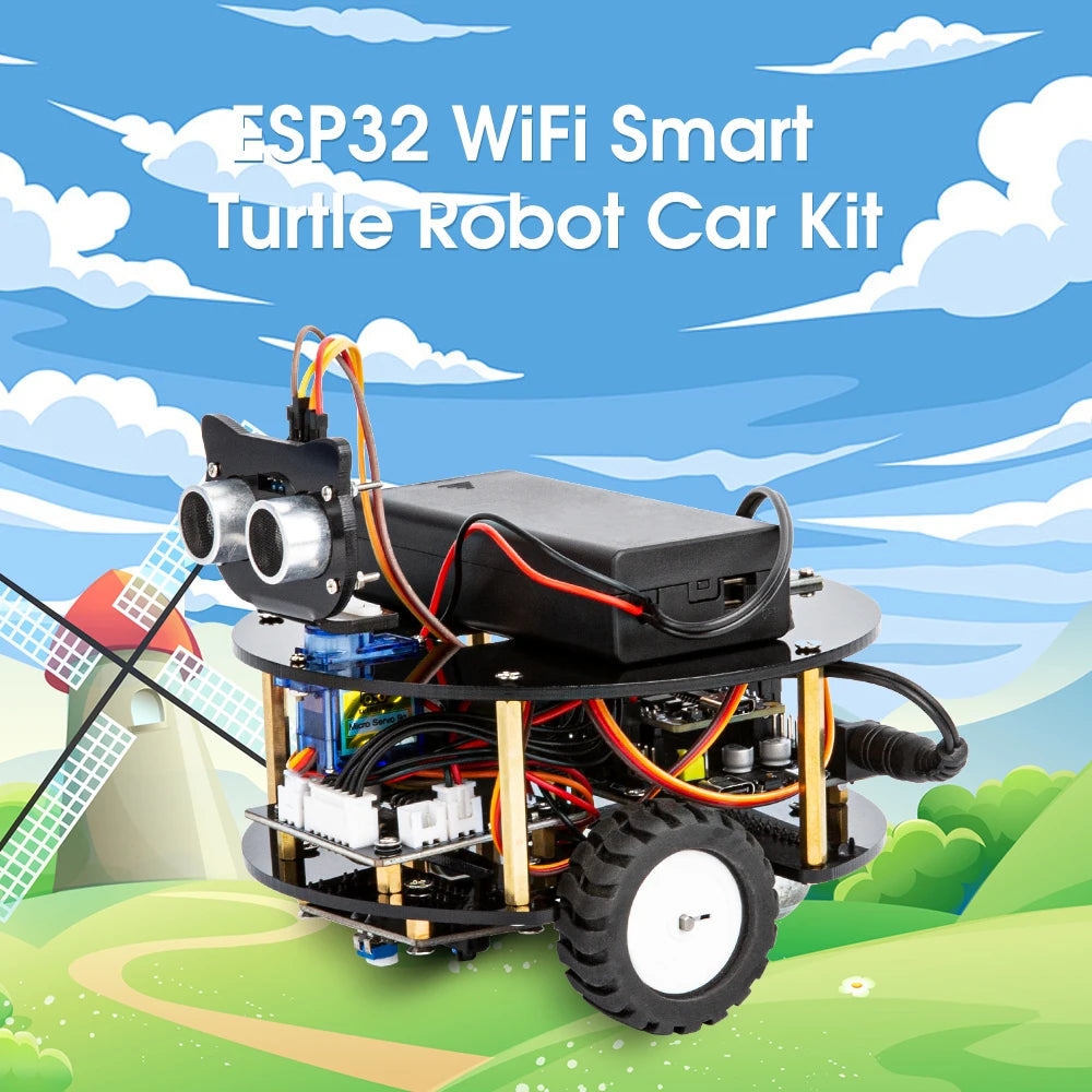 Kit de coche Robot inteligente ESP32 para proyecto de programación Arduino