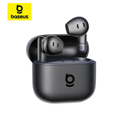 Audífonos Baseus Bass BS2 Lite TWS — Bluetooth 6.0, IP55, 40H, ENC IA