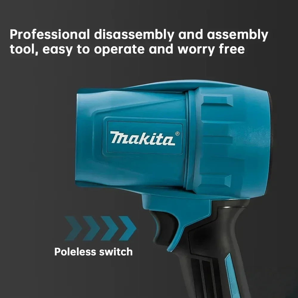 Soplador ventilador turbo MAKITA /  Reduce tiempo y esfuerzo limpiando tu banqueta!!