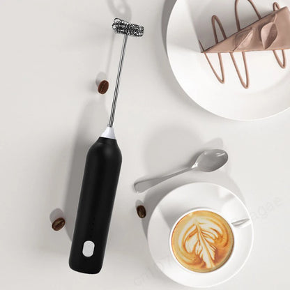 Espumador de leche eléctrico recargable - NO gastes en pilas mejor usa esta versión recargable por USB