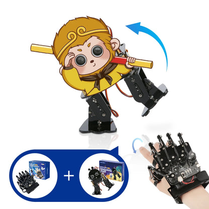 ACEBOTT Guante de detección de movimiento Kit de coche robot para kit Arduino