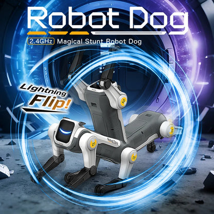 Perro Robot RC Inteligente — Comandos de Voz, Baile, Programable, 50m Control