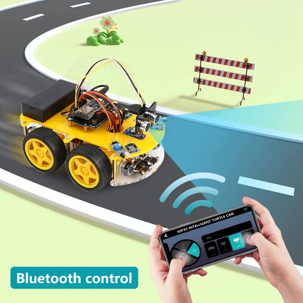 Kit de coche Robot inteligente ESP32 para proyecto de programación Arduino