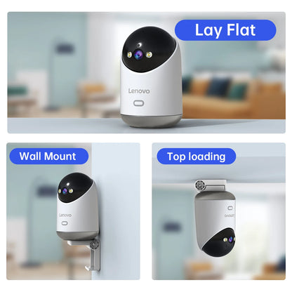 Cámara de Vigilancia Lenovo 5MP WiFi — Interior con Visión Nocturna