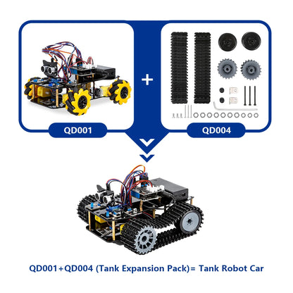 Kit de coche Robot inteligente ESP32 para proyecto de programación Arduino