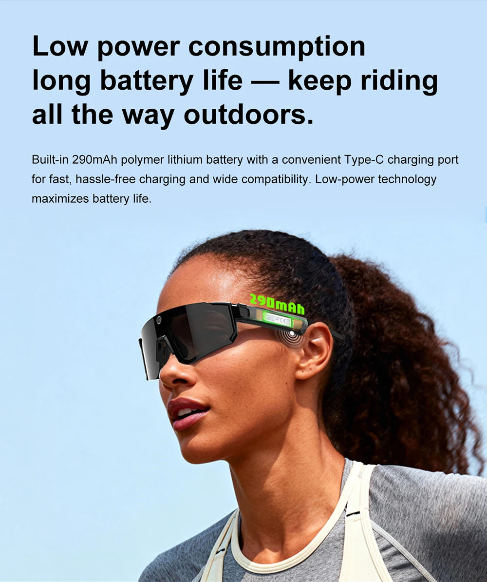 Xiaomi AI Smart Glasses ChatGPT 1080P Camera 8MP Anti-shake Cycling Video&Photo Sport Sunglasses DualMic 32GB Windproof Goggles