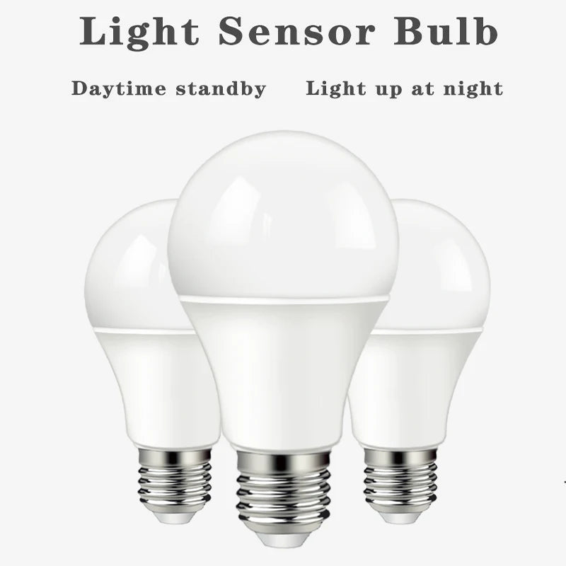 Foco LED con Sensor lámpara inteligente encendido automático / LED Sensor Bulb Smart Lamp Auto On-Off