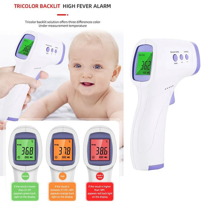 Termómetro Infrarrojo Digital Fireurus – Sin Contacto, Pantalla LED, Para Bebés y Adultos