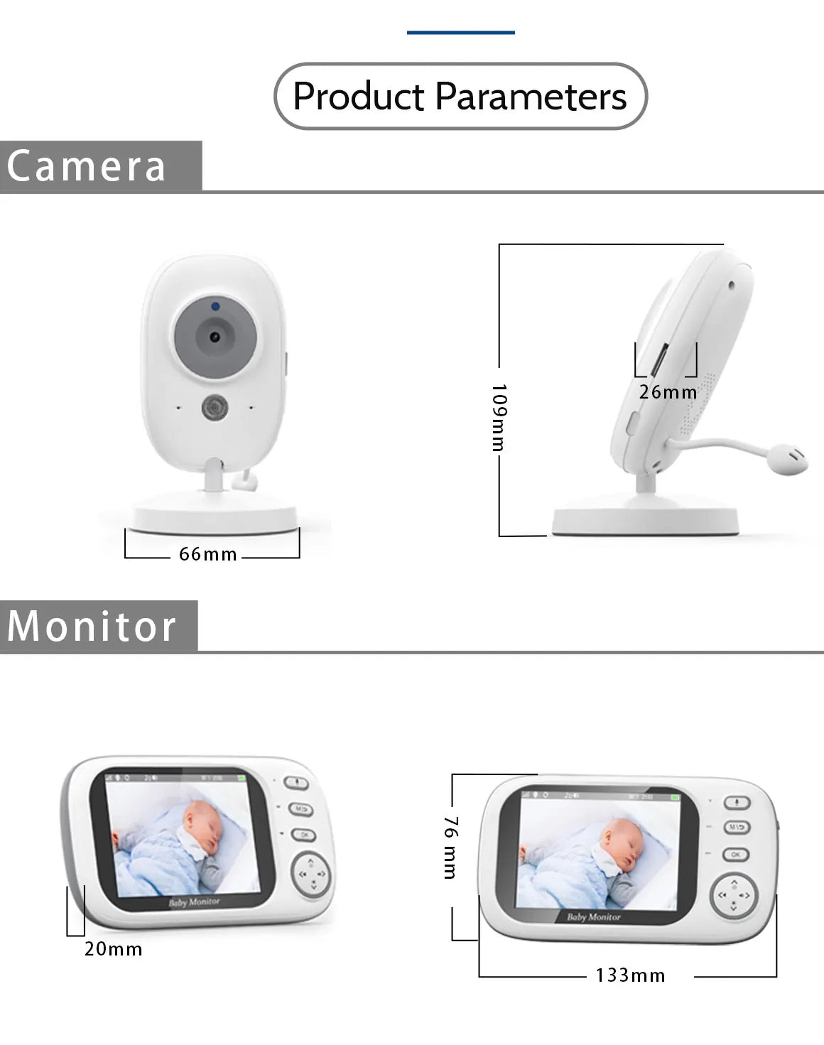 Monitor que te ayuda a cuidar de tu bebé