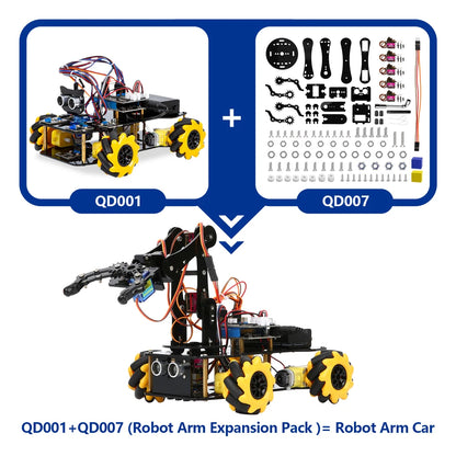 Kit de coche Robot inteligente ESP32 para proyecto de programación Arduino