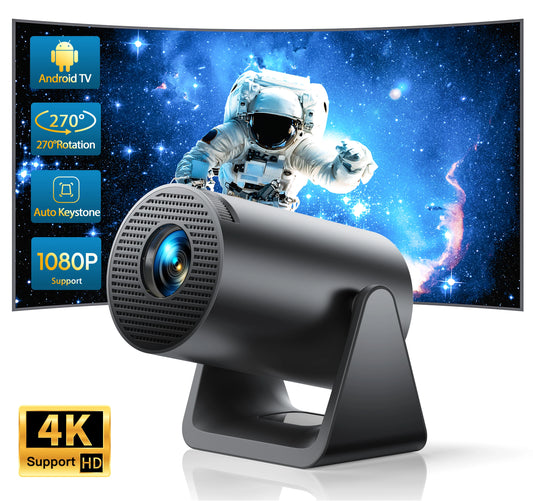 Mini proyector portátil con 270° soporte giratorio/  Home Projector Portable