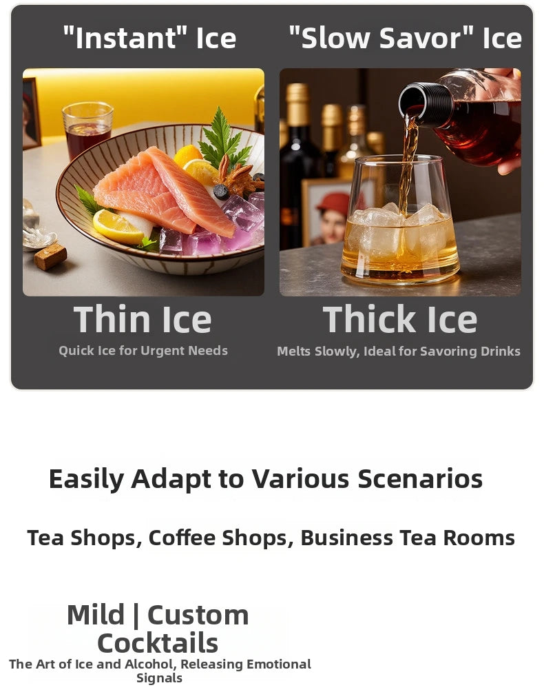 Máquina compacta para Hacer Hielo / portátil