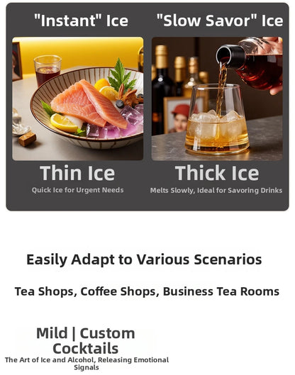 Máquina compacta para Hacer Hielo / portátil