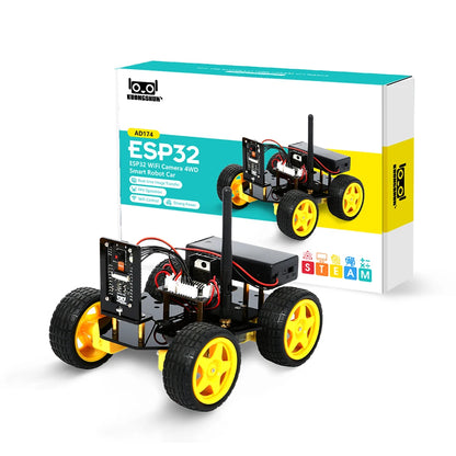 Kit de coche Robot inteligente ESP32 para proyecto de programación Arduino