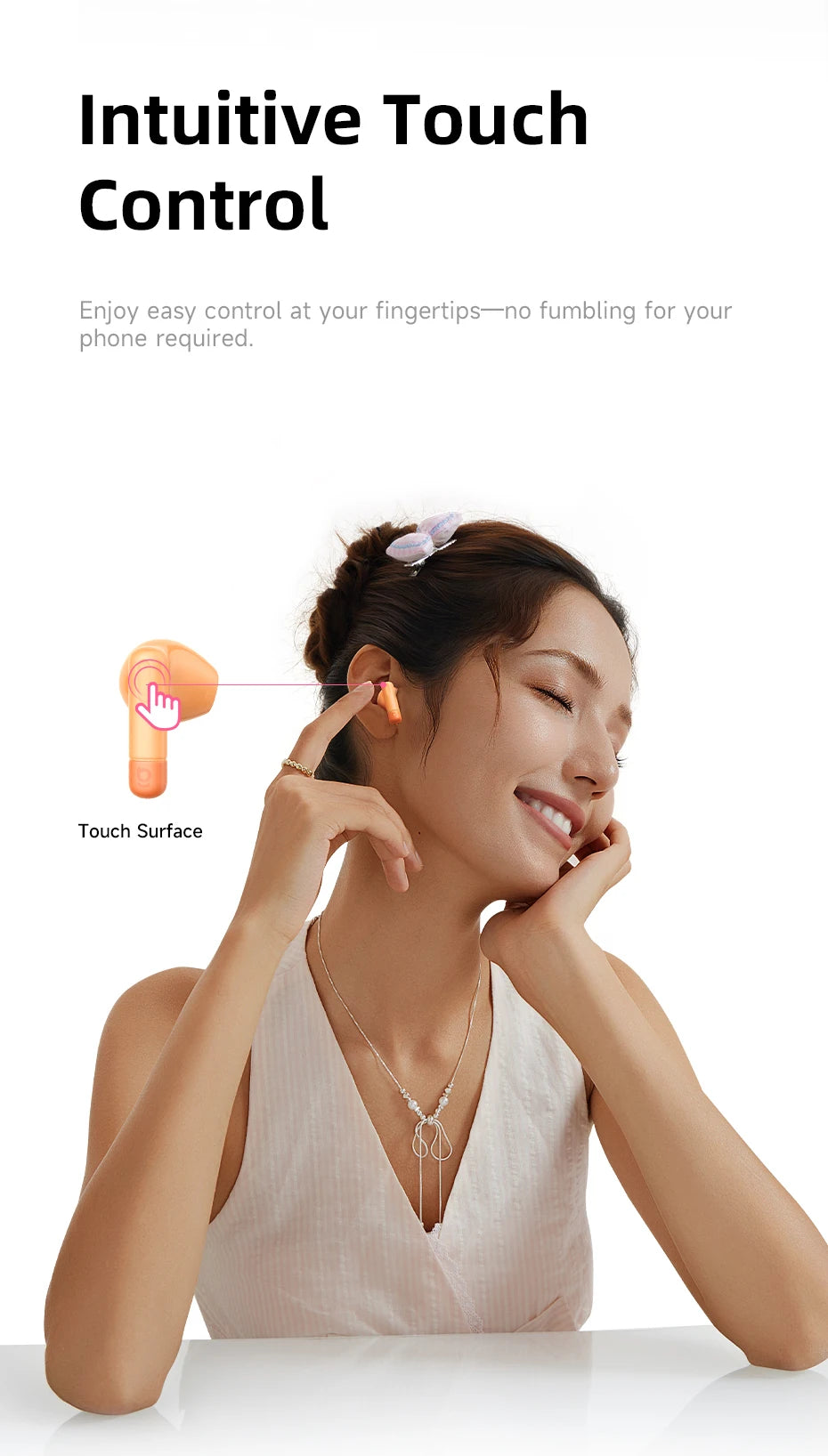 Audífonos Baseus Bass BS2 Lite TWS — Bluetooth 6.0, IP55, 40H, ENC IA