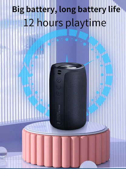 Bocina Bluetooth Portátil ZEALOT S32 – Subwoofer Inalámbrico, Resistente al Agua IPX6, Batería 1800mAh