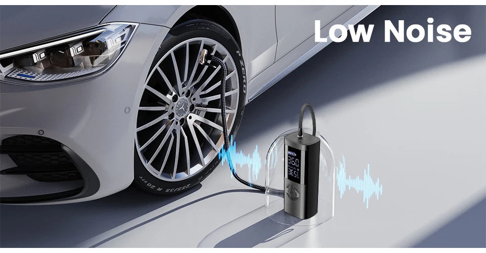 Inflador de neumáticos de coche inalámbrico portátil / Cordless Car Tire Inflator Portable Air Compressor
